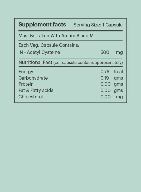 Amura NAC - Supplement Facts