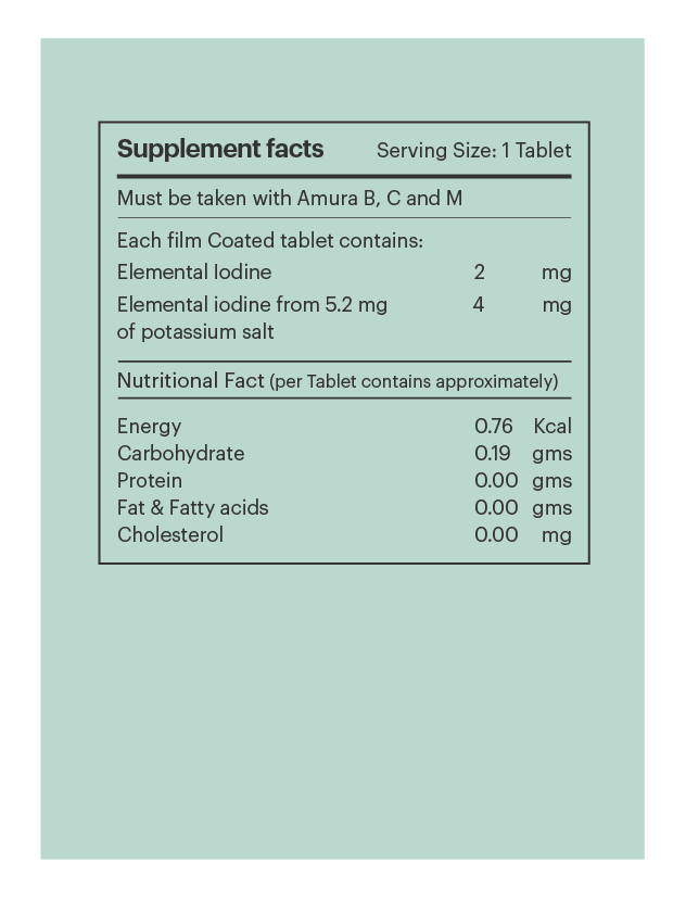 Amura i6 -  Supplement Facts